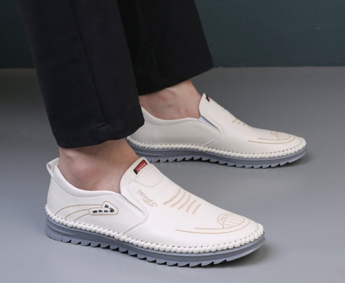 Zapatos Casual Antideslizantes De Suela Blanda Para Hombre