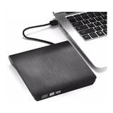 Gravador Externo Dvd Usb 3.0 Preto Com Nf