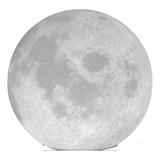 Lampara Velador Luna 3d Led Luz Fría Pilas Incluidas