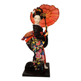 Muñecas Japonesas Con Kimono De Geisha, Figura Estilo E