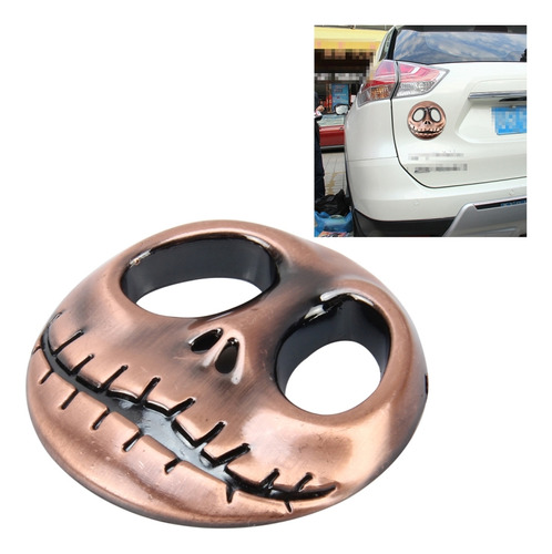 Pegatina Para Automóviles Con Forma De Hueso De Calavera, Pe