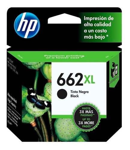 Cartucho Hp 662xl Negro Original Cz105al 1015 1515 1516 2515