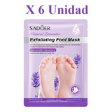 Pack De 6 Mascarillas Para Pies Hidratantes C Lavanda Sadoer