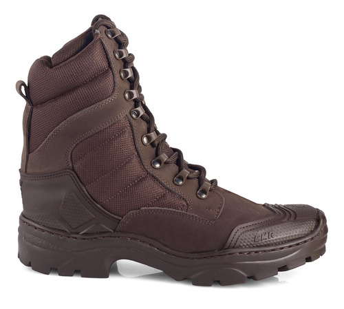 Bota Cano Curto Couro Masculina Coturno Combate Estilosa