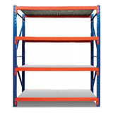 Estante Metálico Rack 200x200x60cm Sin Pernos 800kg