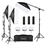 Kit De Fotografía Led Softbox Lighting Kit De Luces Fotográf