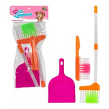 Kit Limpeza Infantil Vassourinha Cozinha Pazinha Brinquedo