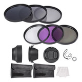 Kit Vivitar Filtros Uv+ Cpl +flp+ Lentillas 67mm Nikon Canon