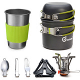 Cocina Portátil Odoland Para Camping, Kit Completo