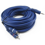Cable Rca 6m Audio Mini Plug 3.5 Estereo A 2 Rca Sup.calidad