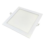 Panel Led Flat Embutir 18w Cuadrado Calido Macroled 220v