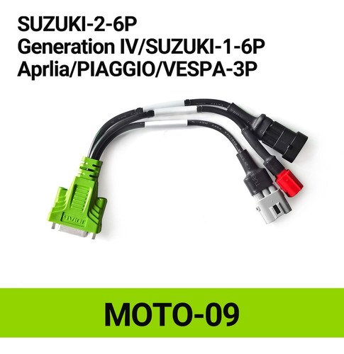 Cable Adaptador De 3/6 Pines Para Motocicleta Aprilia Suzuki
