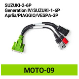 Cable Adaptador De 3/6 Pines Para Motocicleta Aprilia Suzuki