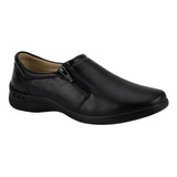 Zapato De Dama Confort  Flexi 8303 Color Negro