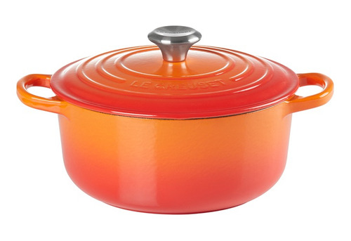 Cocotte Redonda 22cm De Hierro Fundido Volcánico Le Creuset