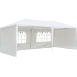 Toldo Carpa Reforzado 3x6 Metros Stanew Blanco Eventos 6x3