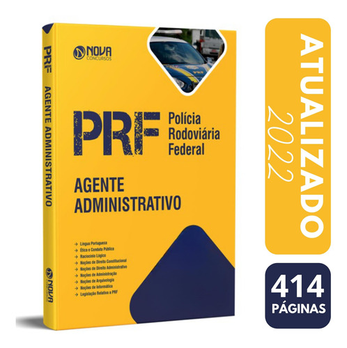 Apostila Atualizada Prf Agente Administrativo - Ed. Nova