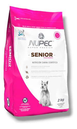 Nupec Senior Razas Pequeñas 2kg | Croqueta Perro