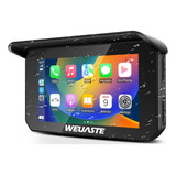 Weuaste Navegación Gps Carplay De Motocicleta De 5 Pulgadas,