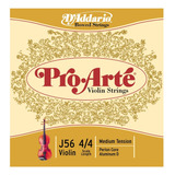 Encordado Violín 3/4 Daddario Orchestral Pro Artéj563/4m