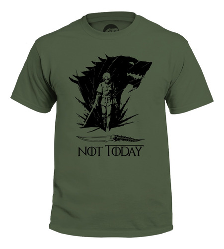 Playera Game Of Thrones Juego De Tronos Not Today Arya Stark