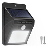 Panel Reflector Solar 30 Led Sensor De Movimiento Luz Fria