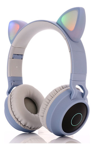 / Auriculares Bluetooth Con Dibujos De Orejas De Gato