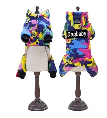 Parka Ropa Para Perros Camuflaje Talla S Pethome