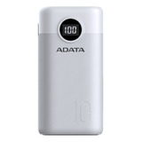 Adata P10000qcd Power Bank 10000mah Multi Carga Rápida, Blan Color Blanco