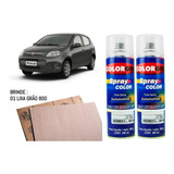 Tinta Automotiva Cinza Cromo Fiat + Verniz Automotivo Carro