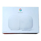 Google Nest Wifi Pro 6e Roteador Mesh - Kit C/ 2 Unidades