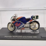 Moto Honda Nsr250 Sito Pons 1988 Escala 1:32