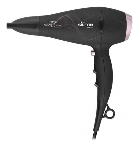 Silfab Secador De Pelo Maxflow By-568 220v Color Negro