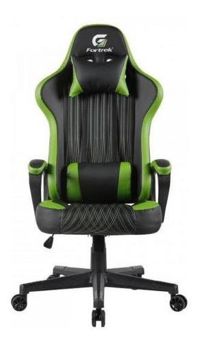 Cadeira Gamer Vickers Preta/verde Fortrek