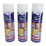 Pack 3 Espuma Expansiva Poliuretano Sellador Aislante 500 Ml