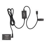 Adaptador De Corriente M10 M50 M100 Canon Usb Cámaras Andoer