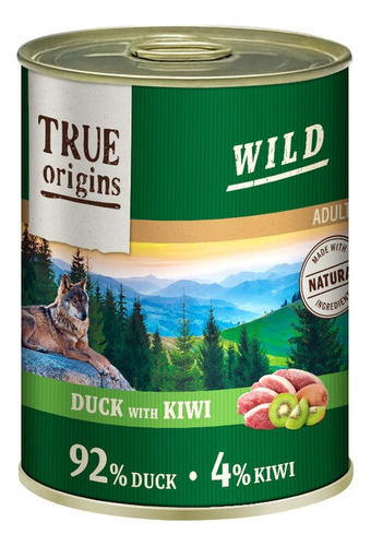 Alimento True Origins Wild Perro Duck With Kiwi 400g