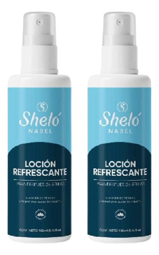 2 Pack Loción Refrescante Para Después De Afeitar Shelo