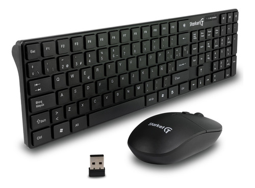 Teclado Y Mouse Starket Sk-002 Oficina De Uso Rudo 