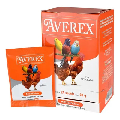 Vetbras Averex 30g Pó Antibiótico Tratamento Diarreia Cólera Aves | MercadoLivre