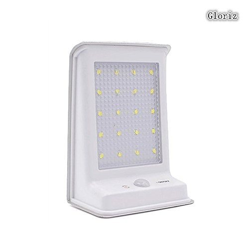 Foco Solar, Gloriz Luces Solares 20 Led Lámparas Solares De