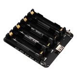 Cargador Usb 4 Baterias 18650 V3 Paralelo Y Elevador Voltaje