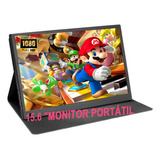 Monitor Portátil 15.6'' Hdr Lcd Para Laptop, Pc, Mac, Ps