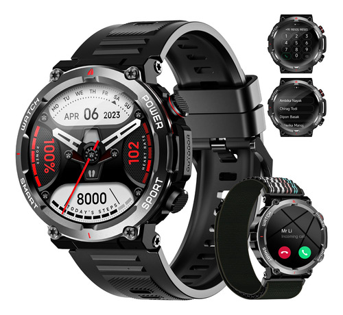Relojes Inteligentes Smart Watch Tactico Llamada Impermeable