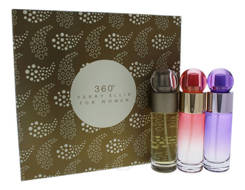 Perfume Perry Ellis 360 Variety Set Edt Para Mujer