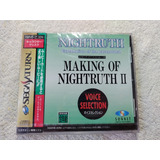 Making Of Nightruth 2 Sega Saturn Japones Nuevo Jp T-20205g