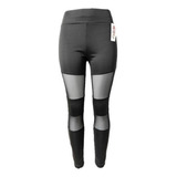 Leggins Licra Transparencia Negro Malla Deportivo Dama  Gym,