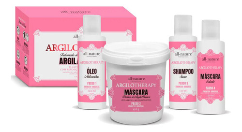 Kit Argilotherapy All Nature Mini Tratamento Poderoso