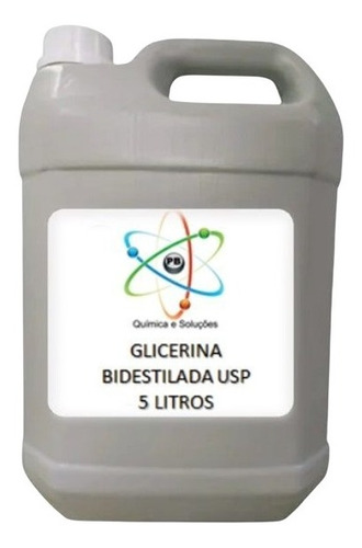 Glicerina Bidestilada Usp Vegetal 5 Litros