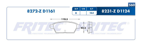 Pastilla Freno Trasera Ford Fusion 06-11 Mazda 6 06-13 Sema Foto 4